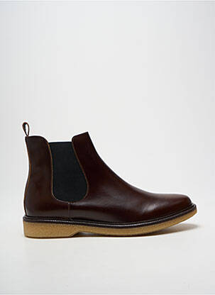 Botine/ghete material neted toc plat până la 3 cm maro SCHMOOVE femeie