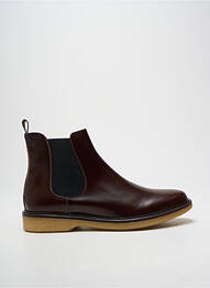Botine/ghete material neted toc plat până la 3 cm maro SCHMOOVE femme