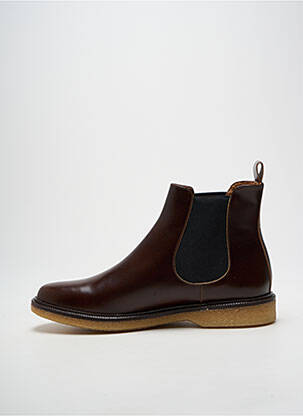 Botine/ghete material neted toc plat până la 3 cm maro SCHMOOVE femeie