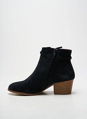 Botine/ghete cubanez toc de 4 la 6 cm negru SCHMOOVE femeie