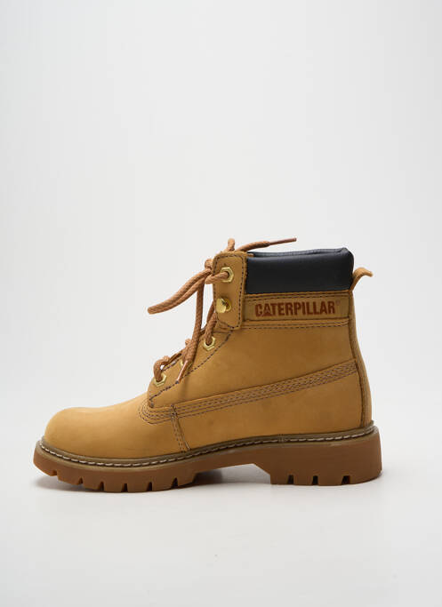 Botine/ghete toc mic toc plat până la 3 cm bej CAT femme