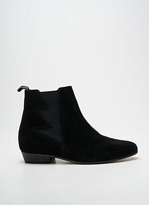 Botine/ghete vârf ascuțit toc plat până la 3 cm negru SCHMOOVE femeie