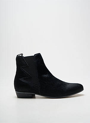 Botine/ghete cubanez toc plat până la 3 cm negru SCHMOOVE femeie