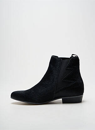 Botine/ghete cubanez toc plat până la 3 cm negru SCHMOOVE femeie