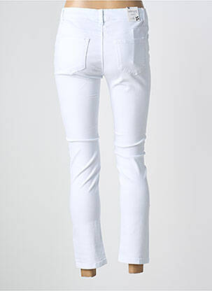 Pantalon 7/8 elasticitate mărime normală alb MISS FANNY femeie