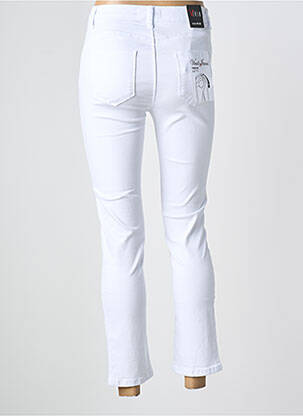 Pantalon 7/8 elasticitate mărime normală alb VIVID femeie