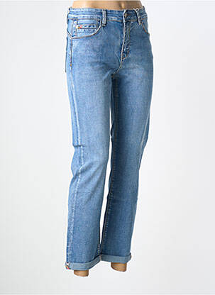 Blugi cu croială dreaptă elasticitate mărime normală albastru MAISON ONADO femme