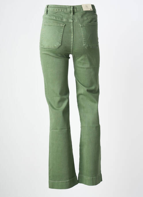 Pantalon evazat elasticitate mărime normală verde FOLYROSE femme