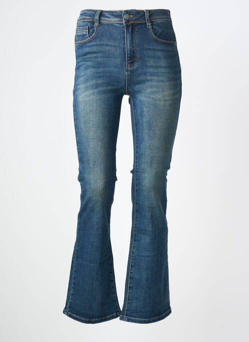 Blugi cu croială evazată elasticitate mărime normală albastru MISS BON femme