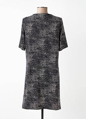 Rochie scurtă mâneci scurte mâneci scurte negru FILLE A SUIVRE femeie