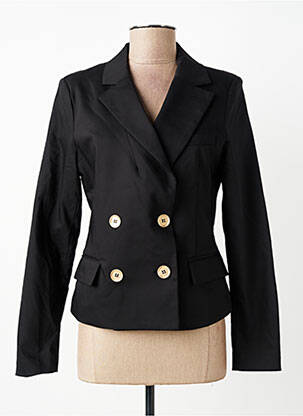Sacou buzunare negru MUSY MUSE femme
