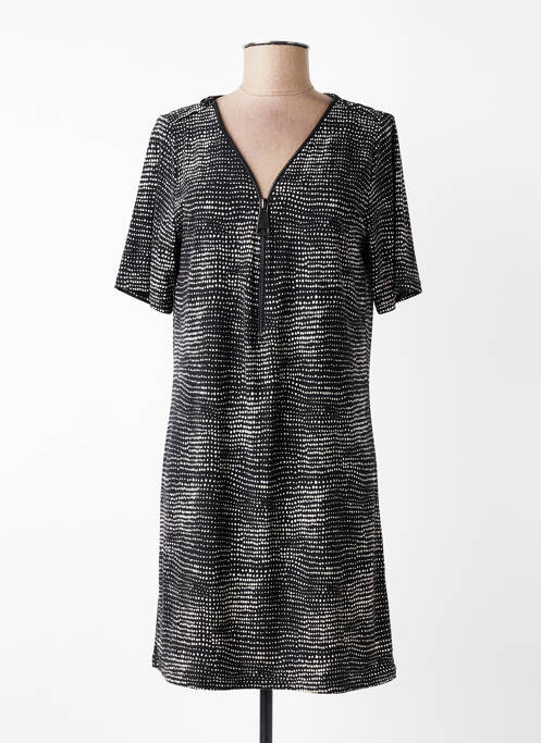 Rochie scurtă mâneci scurte mâneci scurte negru FILLE A SUIVRE femme