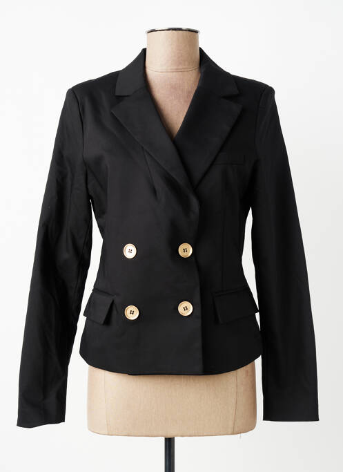 Sacou buzunare negru MUSY MUSE femme