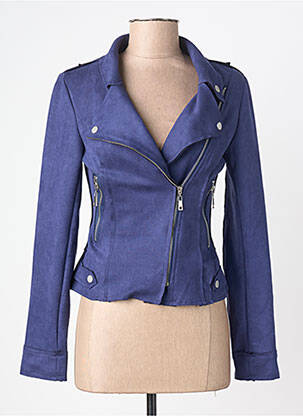 Jachete casual țesătură suedină albastru AISABELLE femme