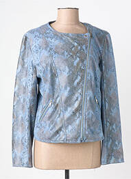 Jachete casual guler rotund albastru FREDA femme