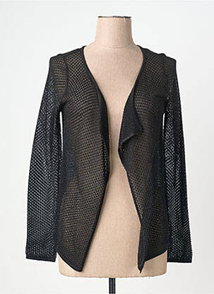 Vestă cu mâneci lungi croială cambrată negru JUS D'ORANGE femme