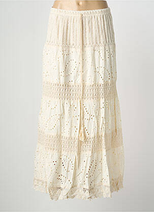 Fustă lungă croială dreaptă bej MONI & CO femme