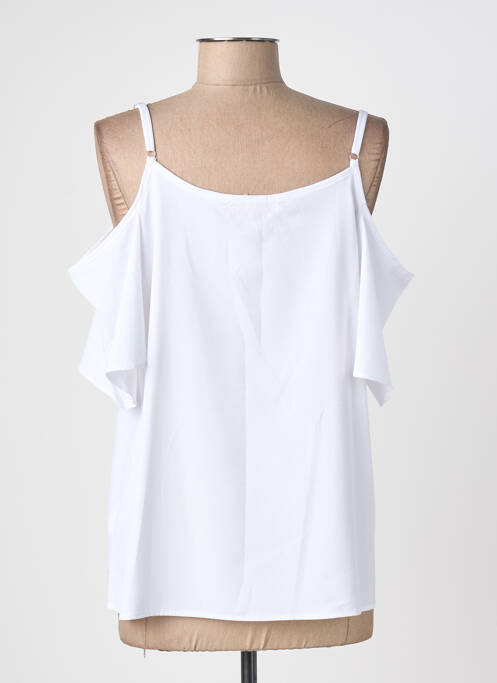 Top mâneci scurte mâneci scurte alb CC COLLECTION femme