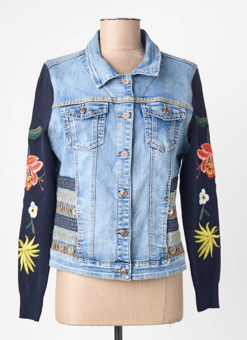 Jachete casual guler de bluză albastru ONADO femme