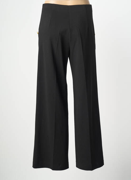 Pantalon larg închidere cu fermoar lateral mărime normală negru HIPPOCAMPE femme