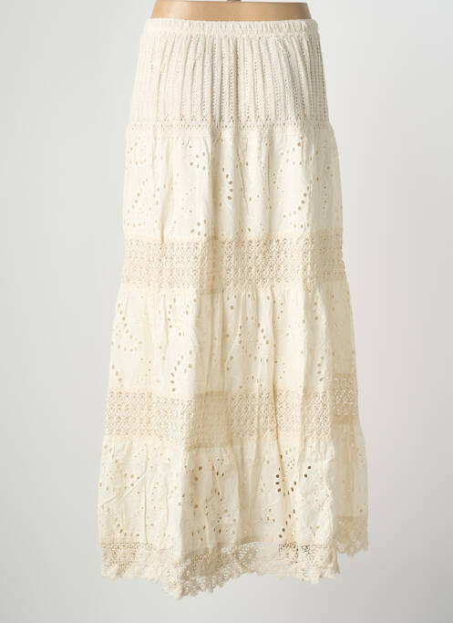 Fustă lungă croială dreaptă bej MONI & CO femme