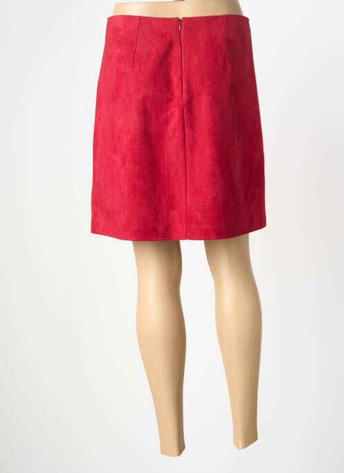Fustă scurtă croială dreaptă roșu JUS D'ORANGE femme
