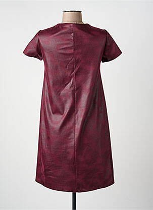 Rochie scurtă mâneci scurte mâneci scurte roșu CHARMING GIRL femeie