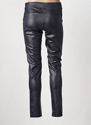 Pantalon slim talie elastică mărime normală albastru CHARMING GIRL femeie