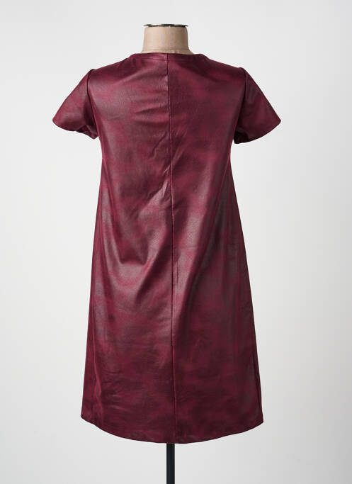 Rochie scurtă mâneci scurte mâneci scurte roșu CHARMING GIRL femme