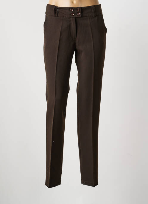 Pantalon slim mărime normală mărime normală maro ARC EN CIEL femme