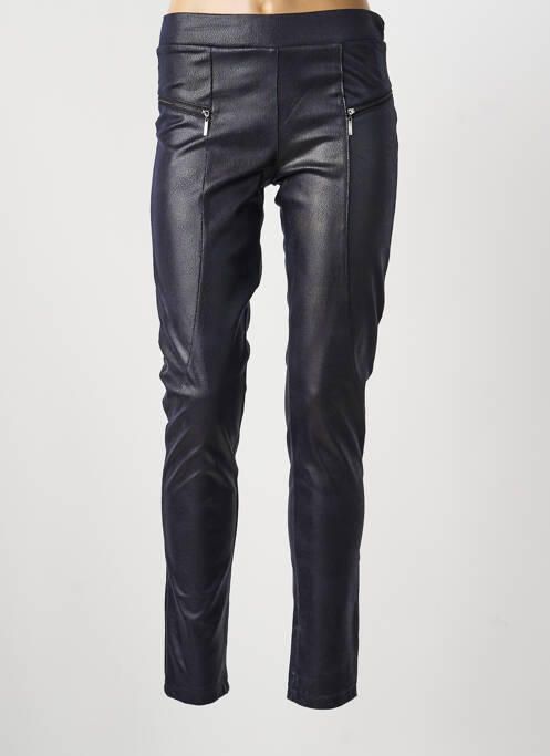 Pantalon slim talie elastică mărime normală albastru CHARMING GIRL femme
