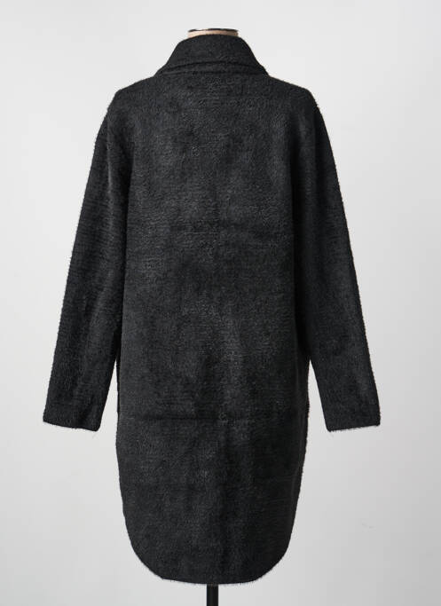 Vestă cu mâneci lungi tricot tricot pufos negru J'AIME OLYTO femme