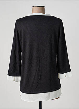 Top elasticitate mâneci lungi negru PHILDAR femeie