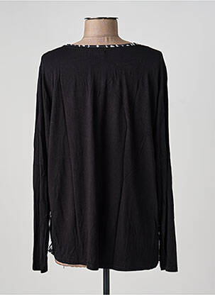 Top elasticitate mâneci lungi negru PHILDAR femeie