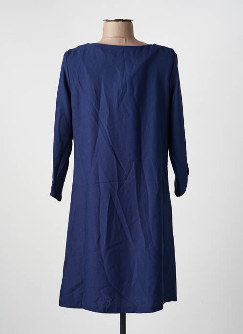 Rochie midi mâneci lungi mâneci lungi albastru PHILDAR femme