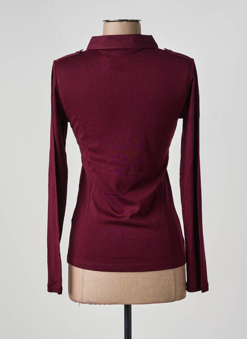 Polo mâneci lungi mâneci lungi roșu PHILDAR femme