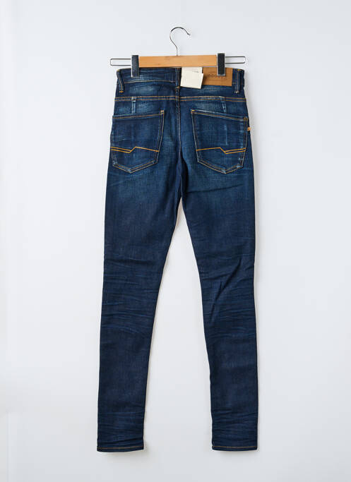Blugi cu croială slim efect uzat decolorat mărime normală albastru BONOBO JEANS femme