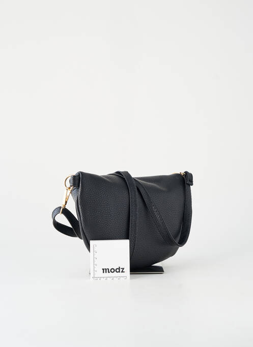 Geantă închidere cu fermoar banane negru MODA femme