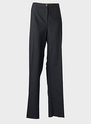 Pantalon larg închidere cu fermoar sub clapetă cu nasturi mărime normală negru MARINA RINALDI femme