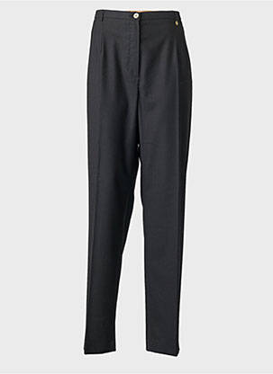 Pantalon drept elasticitate mărime normală negru SAINT HILAIRE femme