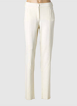 Pantalon drept elasticitate mărime normală alb MARINA RINALDI femme