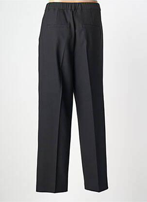 Pantalon larg țesătură poplin mărime normală negru MARINA RINALDI femeie