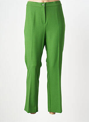 Pantalon drept elasticitate mărime normală verde MARINA RINALDI femme