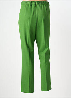 Pantalon drept elasticitate mărime normală verde MARINA RINALDI femeie
