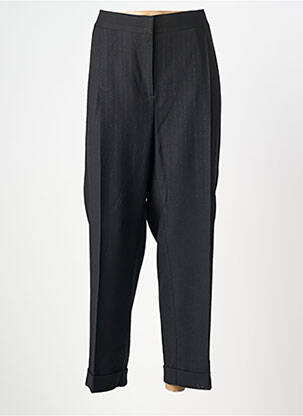 Pantalon larg închidere cu fermoar sub clapetă cu nasturi mărime normală negru MARINA RINALDI femme