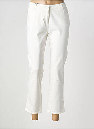 Pantalon 7/8 elasticitate mărime normală alb MARINA RINALDI femeie