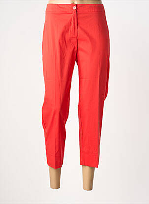 Pantalon trei sferturi elasticitate mărime normală roșu MARINA RINALDI femme