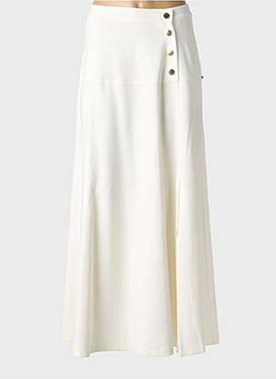 Fustă lungă croială dreaptă alb MARINA RINALDI femme