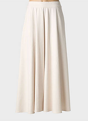 Fustă lungă închidere cu fermoar la spate bej MARINA RINALDI femme