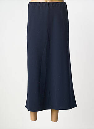 Fustă lungă țesătură crep albastru MARINA RINALDI femme